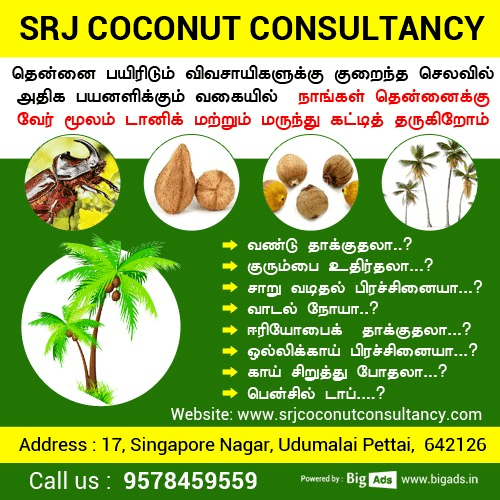 SRJ Coconut Consultancy banner